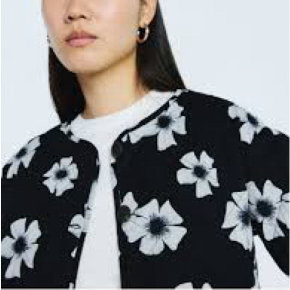 NWT Scoop Women's Cotton Floral Print Quilted Jacket, Lightweight, Large - Picture 2 of 7